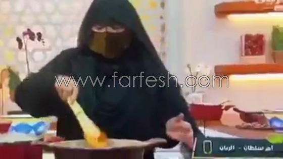 طاهية تفاجأ باشتعال النيران في نقابها على الهواء صورة رقم 1