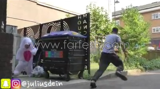 فيديو طريف.. مقلب الطفل الرضيع العملاق يثير فزع المارة! صورة رقم 11
