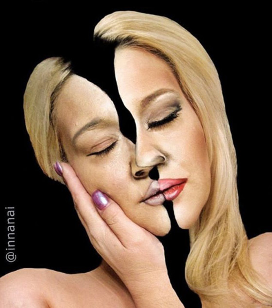 صور مدهشة لفنانة مكياج حولت وجهها لتصاميم مختلفة صورة رقم 3