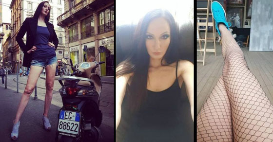حسناء روسية تدخل موسوعة غينيس بأطول ساقين في العالم.. صور صورة رقم 3