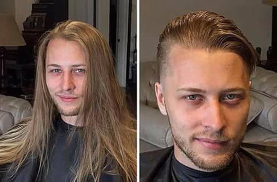 لن تصدق كيف أصبح شكل هؤلاء الرجال بعد حصولهم على قصة شعر جديدة! صور صورة رقم 5