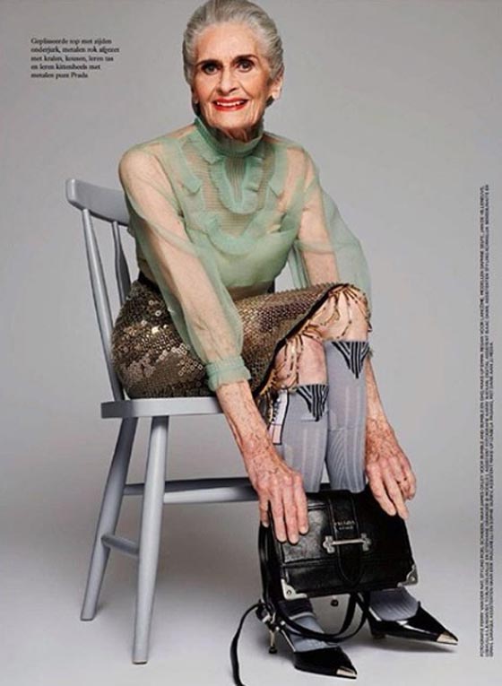 فيديو.. أكبر عارضة أزياء عمرها 89 عاماً صورة رقم 3 فيديو.. أكبر عارضة أزياء عمرها 89 عاماً صورة رقم 3