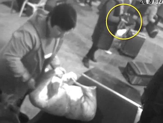 بالفيديو.. امرأة تدخل مع حقيبتها في جهاز فحص الأمتعة صورة رقم 4