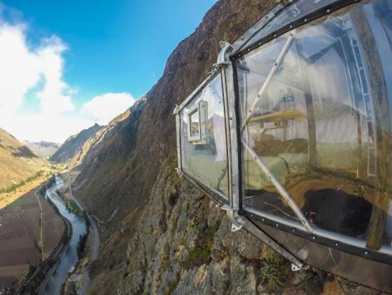 هل تجرؤ على النوم في كبسولة زجاجية معلقة على جبل شاهق؟ صورة رقم 7
