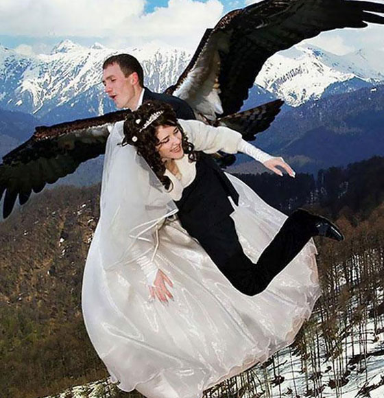  من روسيا مع الحب: صور مضحكة لعرائس وعرسان يوم الفرح صورة رقم 6