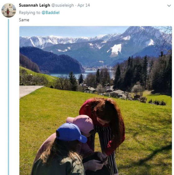 بالصور.. أغرب وأطرف تصرفات الأبناء أثناء رحلاتهم وسط الطبيعة صورة رقم 9