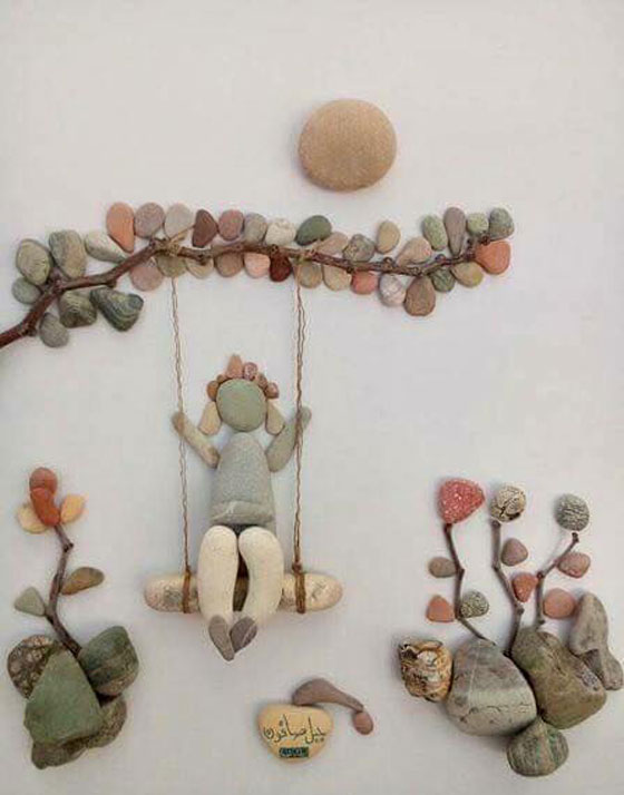 صور لوحات فنية مدهشة بالحجارة صورة رقم 14