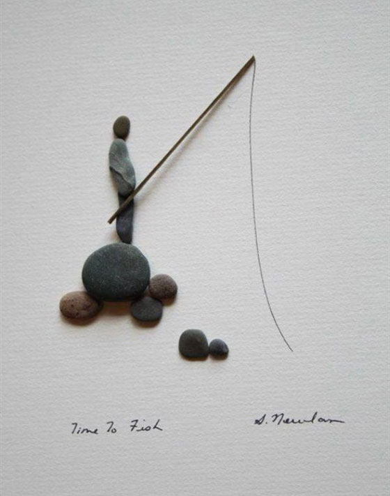 صور لوحات فنية مدهشة بالحجارة صورة رقم 15