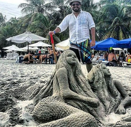 صور إبداعات فن النحت على الرمال تزيّن أجمل شواطئ العالم صورة رقم 4