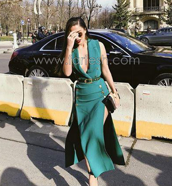 بالصور.. أبرز اطلالات النجمات بفساتين فتحة الساق الكبيرة صورة رقم 8