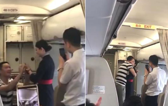 عرض زواج رومانسي طريف على متن طائرة ينتهي بكارثة صورة رقم 1