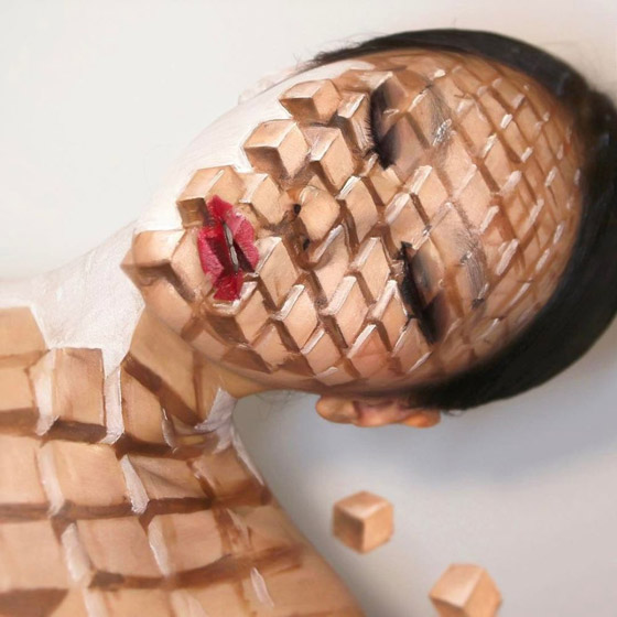 بالصور: فنانة كورية تقدم أعمالا فنية غاية في الجمال باستخدام وجهها ويديها صورة رقم 10