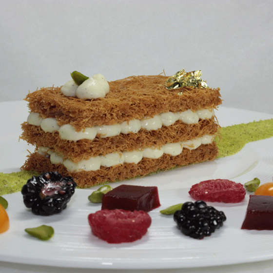 وصفة سهلة لتحضير ميلفيه الكنافة الشهي صورة رقم 1