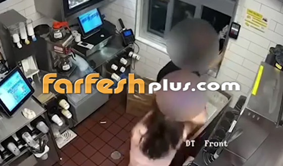 بالفيديو: أمريكية تعتدي على موظفة ماكدونالدز بسبب الكاتشب! صورة رقم 5 بالفيديو: أمريكية تعتدي على موظفة ماكدونالدز بسبب الكاتشب! صورة رقم 5