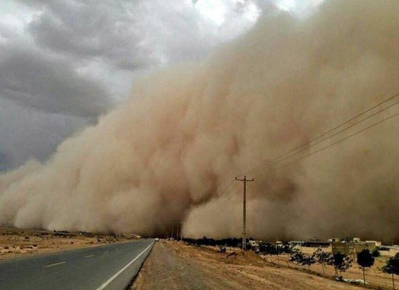 فيديو وصور: عاصفة رملية مخيفة ضخمة تجتاح مدينة بأكملها في الصين صورة رقم 18 فيديو وصور: عاصفة رملية مخيفة ضخمة تجتاح مدينة بأكملها في الصين صورة رقم 18