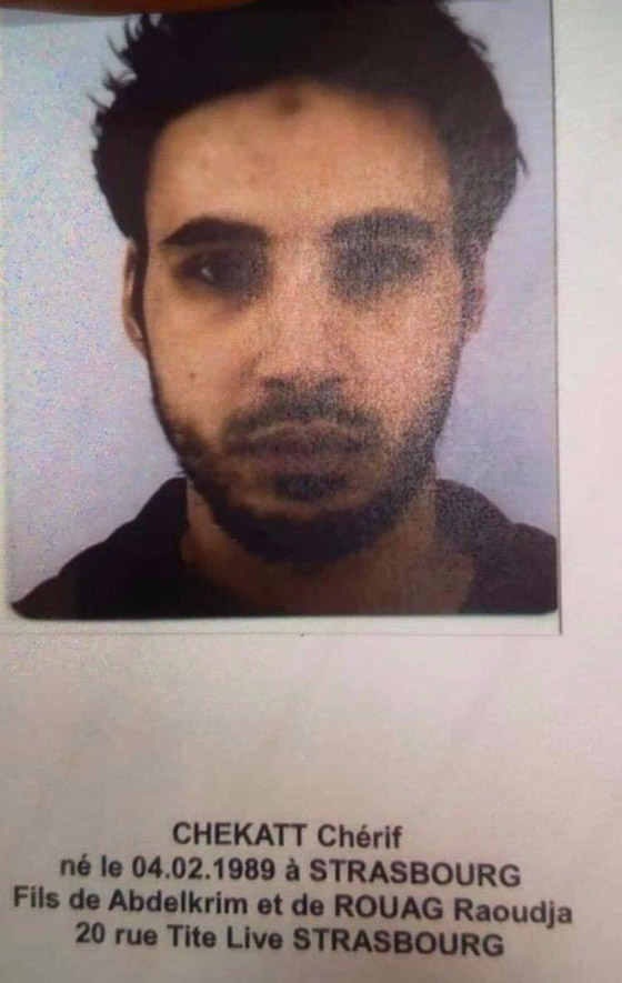 تفاصيل جديدة عن هوية منفذ هجوم إطلاق النار في ستراسبورغ: مغربي الأصل صورة رقم 1 تفاصيل جديدة عن هوية منفذ هجوم إطلاق النار في ستراسبورغ: مغربي الأصل صورة رقم 1