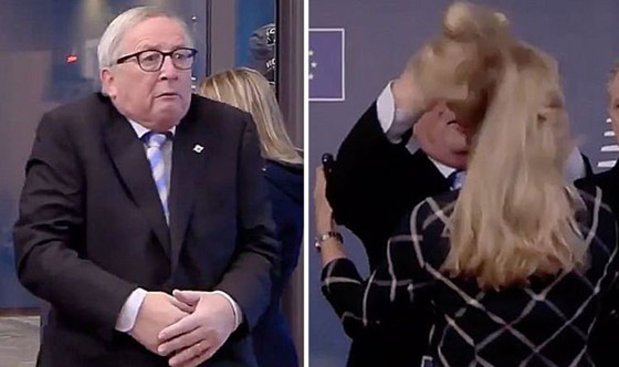 فيديو وصور: انفعالات وتصرفات غريبة وطريفة لرئيس المفوضية الأوروبية! صورة رقم 16