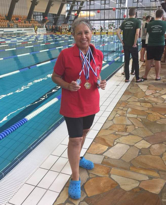 صورة رقم 5 - فيديو وصور سباحة مصرية، 76عامًا، تحرز بطولات عالمية في السباحة صورة رقم 5 - فيديو وصور سباحة مصرية، 76عامًا، تحرز بطولات عالمية في السباحة