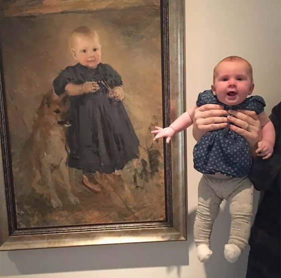 بالصور: أشخاص عثروا على صورة توأمهم في متحف فني! صورة رقم 7