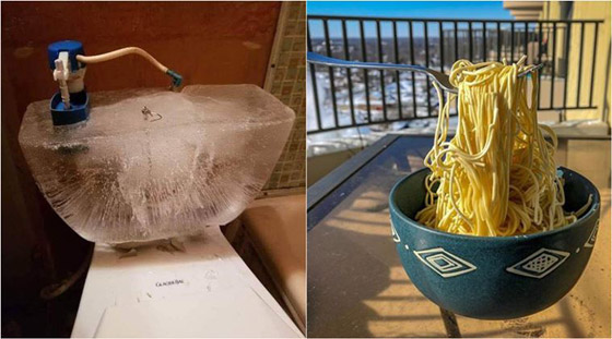 فيديو وصور طريفة.. شعر متجمد وملابس بالثلج في الدوامة القطبية الأمريكية صورة رقم 2