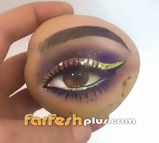 فيديو يفضح الحقيقة! لن تصدق ما يفعله المكياج بوجه الفتيات! البطاطا خير دليل صورة رقم 12