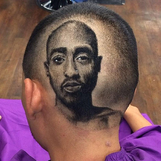 حلاق وفنان أمريكي يرسم بمقصه السحري صورا مدهشة للنجوم والمشاهير صورة رقم 5
