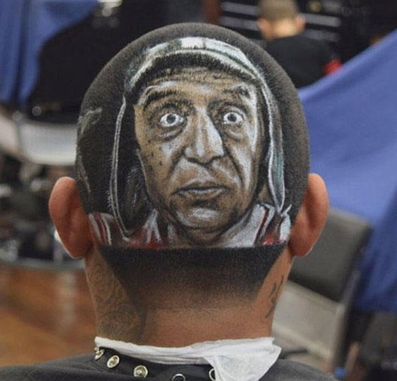 حلاق وفنان أمريكي يرسم بمقصه السحري صورا مدهشة للنجوم والمشاهير صورة رقم 6
