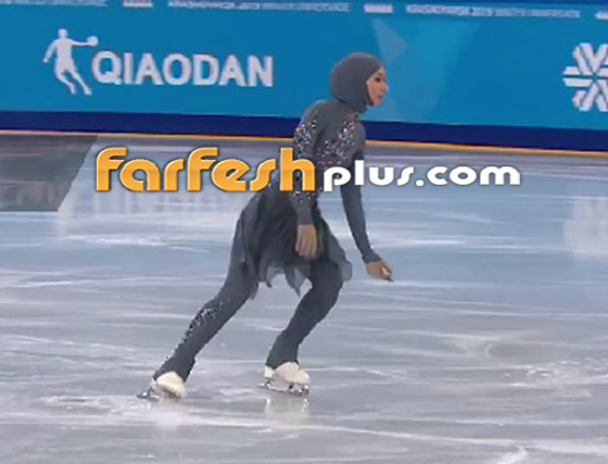 رغم سقوطها أبهرت الحضور.. أداء رائع لأول متزلقة محجبة في العالم! صورة رقم 1