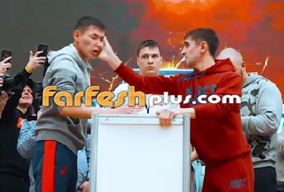 أول بطولة ضرب الكفوف (صفع الوجه) في العالم تقام في روسيا! فيديو صورة رقم 2