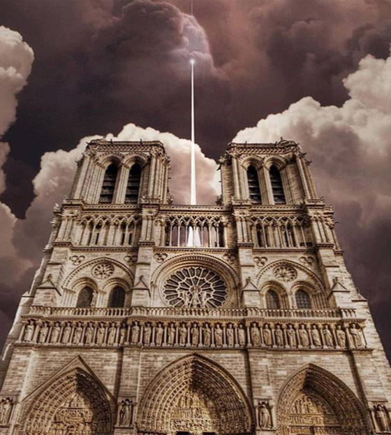 بالصور: تصاميم هندسية مبتكرة مقترحة لترميم سقف كاتدرائية نوتردام صورة رقم 6 بالصور: تصاميم هندسية مبتكرة مقترحة لترميم سقف كاتدرائية نوتردام صورة رقم 6