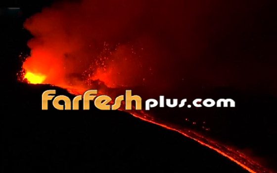 ثوران بركان إيتنا في إيطاليا وتطاير الحمم النارية في مشهد نادر ومدهش صورة رقم 11 ثوران بركان إيتنا في إيطاليا وتطاير الحمم النارية في مشهد نادر ومدهش صورة رقم 11