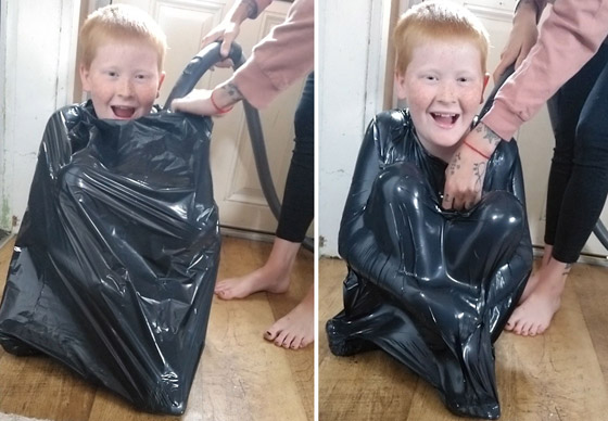 تحدي المكنسة الكهربائية.. تحدي جديد يجتاح مواقع التواصل! فيديو صورة رقم 3