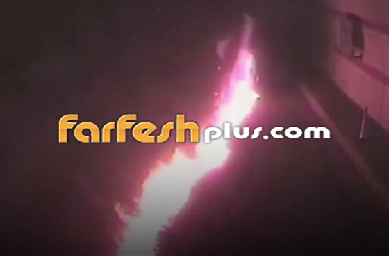 زوجان صينيان يهربان بأعجوبة بعد اشتعال حافلتهم وانفجارها فجأة! صورة رقم 4 زوجان صينيان يهربان بأعجوبة بعد اشتعال حافلتهم وانفجارها فجأة! صورة رقم 4