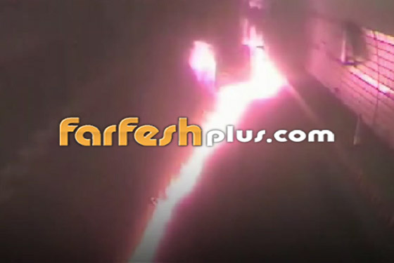 زوجان صينيان يهربان بأعجوبة بعد اشتعال حافلتهم وانفجارها فجأة! صورة رقم 5 زوجان صينيان يهربان بأعجوبة بعد اشتعال حافلتهم وانفجارها فجأة! صورة رقم 5