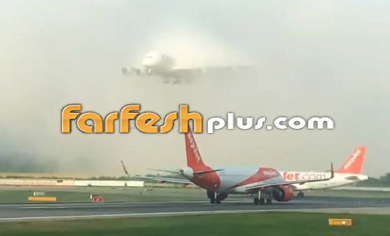 فيديو نادر لأكبر طائرة ركاب بالعالم.. شقّت الضباب وهبطت صورة رقم 2