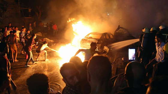19 قتيلا و32 جريحا في انفجار في القاهرة بسبب حادث تصادم سيارات صورة رقم 3 19 قتيلا و32 جريحا في انفجار في القاهرة بسبب حادث تصادم سيارات صورة رقم 3