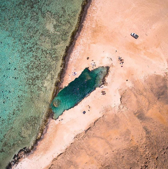 شاطئ النيزك في مصر.. جنة سرية تجذب محبي السفر من حول العالم صورة رقم 15