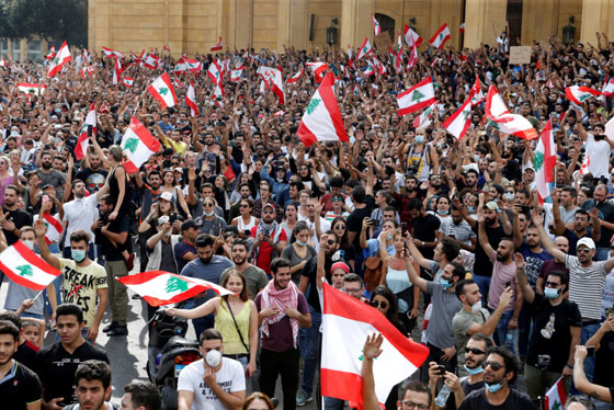 في اليوم الـ45 للاحتجاجات.. التظاهرات مستمرة في لبنان صورة رقم 6