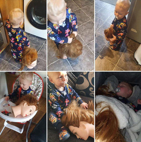 بالصور.. رأس دمية يُحوّل حياة أسرة بريطانية إلى جحيم! ما القصة؟ صورة رقم 1