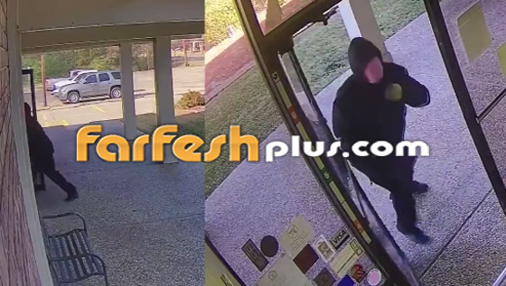 فيديو طريف.. لص غبي وأخرق يتعثر ويقع 3 مرات بعد سرقته البنك! صورة رقم 4