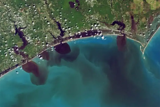 صورة رقم 3 - بينها مناطق عربية.. أماكن على الأرض يمكن مشاهدتها من الفضاء! صورة رقم 3 - بينها مناطق عربية.. أماكن على الأرض يمكن مشاهدتها من الفضاء!