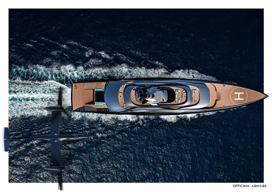 بالصور: يخت فاخر ضخم على شكل سفينة حربية بلون أسود لامع! صورة رقم 12