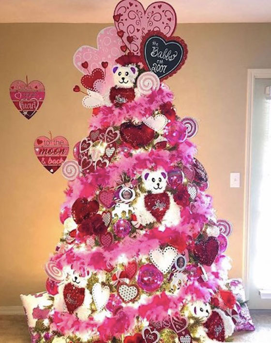 أشجار الفالنتاين.. توجه جديد هذا العام صورة رقم 2