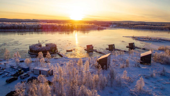 بالصور: افتتاح فندق عائم فاخر جديد يطفو على سطح المياه في السويد صورة رقم 4