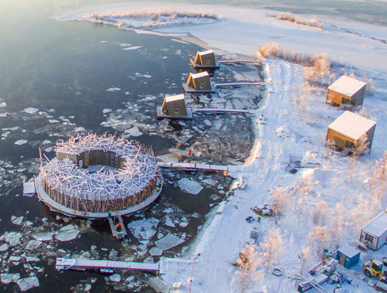بالصور: افتتاح فندق عائم فاخر جديد يطفو على سطح المياه في السويد صورة رقم 5