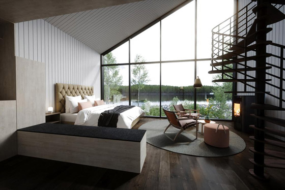 بالصور: افتتاح فندق عائم فاخر جديد يطفو على سطح المياه في السويد صورة رقم 14