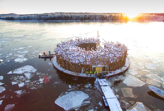 بالصور: افتتاح فندق عائم فاخر جديد يطفو على سطح المياه في السويد صورة رقم 16