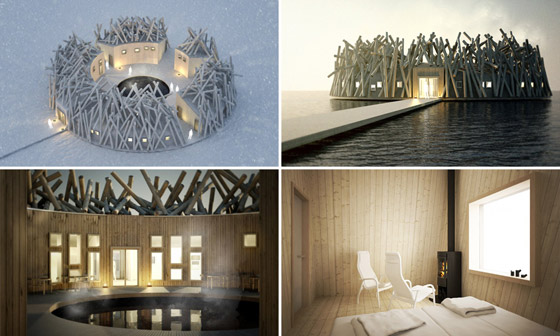 بالصور: افتتاح فندق عائم فاخر جديد يطفو على سطح المياه في السويد صورة رقم 17