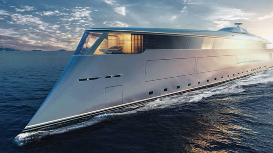 من داخل يخت بيل غيتس 