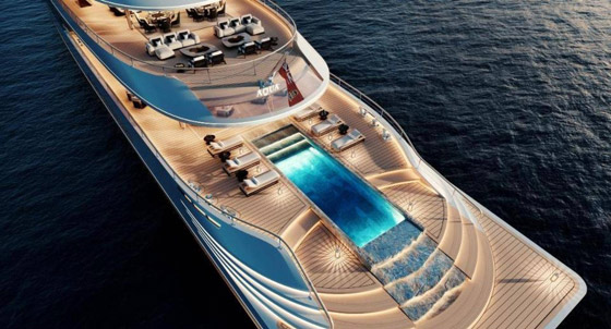 من داخل يخت بيل غيتس 